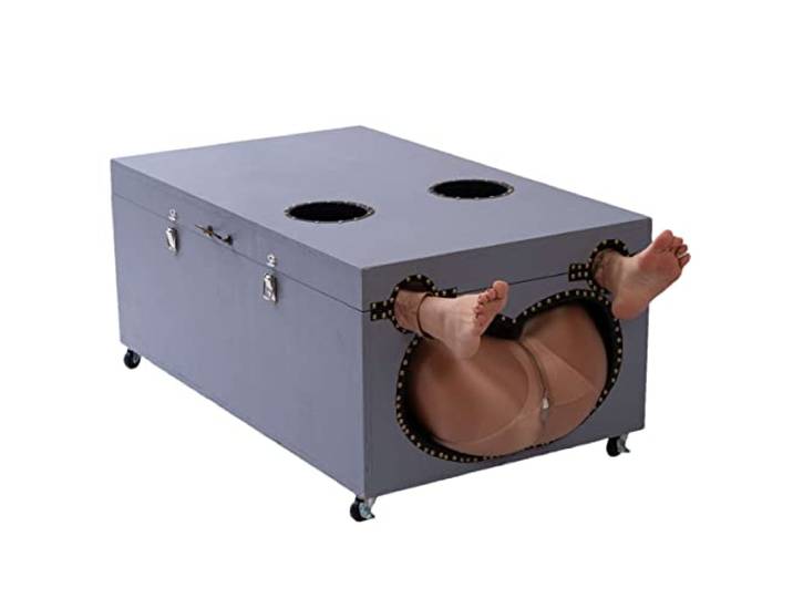 BDSM Bondage System Sklaven Foltern SM-Spiele Erotische Sexbox Pranger Holz Folter Sex Extrem Bodenpranger Set Bondage Sm Restraints Sm Stuhl