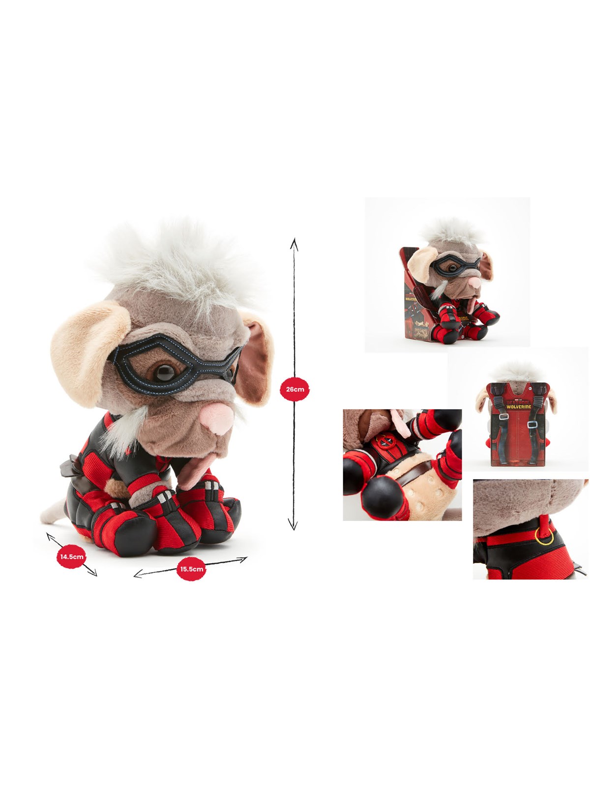 Simba Toys plush Disney Marvel Dogpool, 25cm