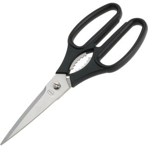 Rösle Küchenschere 110290, 22,5cm, aus Edelstahl, rostfrei, schwarz