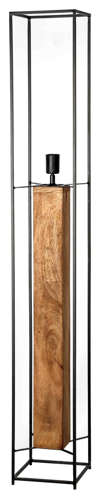 Livingfurn Vloerlamp Dakota van mangohout