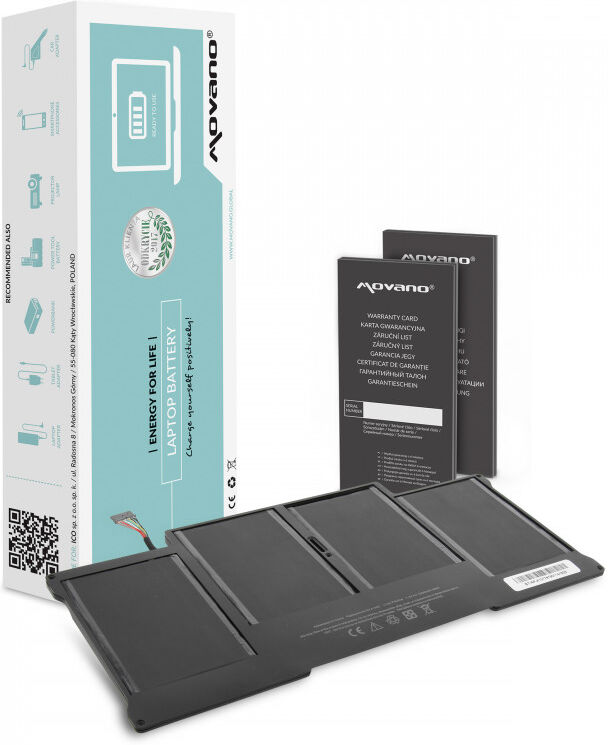 Movano Batterie pour Apple MacBook Air 13" - A1377 / 7.3V 5200 mAh
