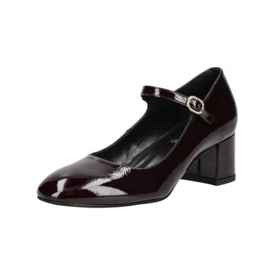 Pumps NERO GIARDINI "Nero Giardini Pumps Leder", Damen, Gr. 39, Leder, braun (bordeaux), Schuhe Pumps