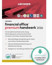 Lexware financial office premium handwerk 2026 Abo-Vertrag 1 Jahr 5 Benutzer Download Win, Deutsch (nur für Neukunden) (02017-2037)