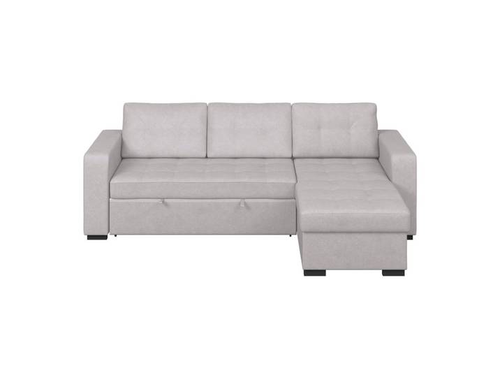 Ecksofa Turin silberfarben, 239x160cm