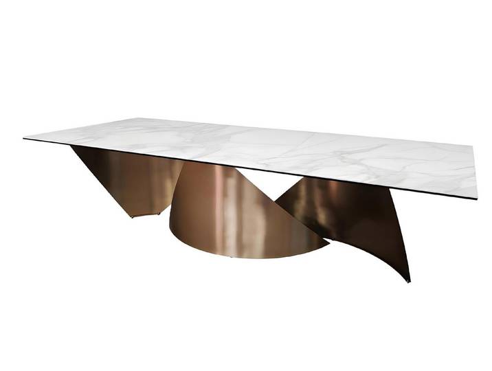Xlmoebel Esstisch Weißer Holztisch im modernen Design für stilvolle Esszimmer (Esstisch), Hergestellt in Europa