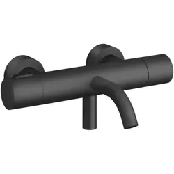 Dornbracht Meta Wannen-Thermostat 34201979-33 für Wandmontage, ohne Garnitur, schwarz matt