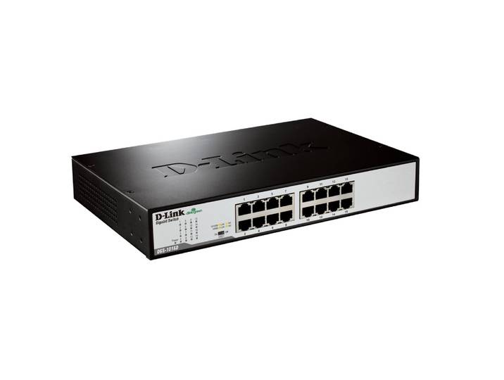 D-Link DGS-1016D/E, Non-géré, Full duplex, Grille de montage