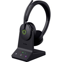 Yealink WH68 Teams On Ear Headset DECT, Bluetooth® Schwarz Noise Cancelling Headset Telefon 1208655
