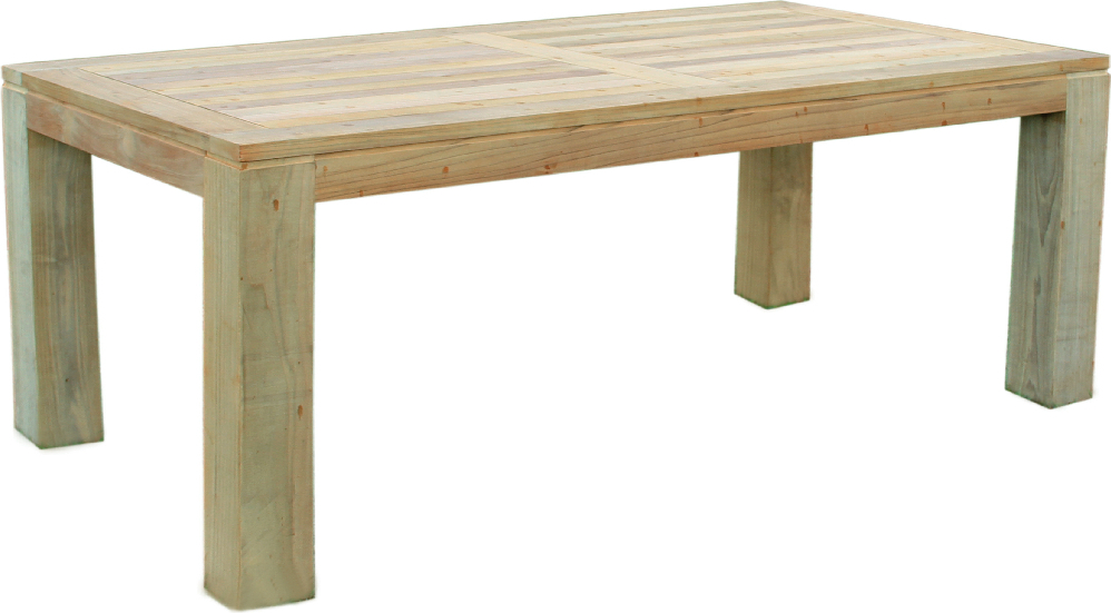 Massiver Premium Teak Tisch rechteckig Gartentisch Gartenmöbel Teakmöbel 220 cm