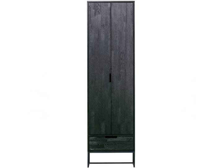 Schrank SILAS 60 x 210 cm Esche schwarz