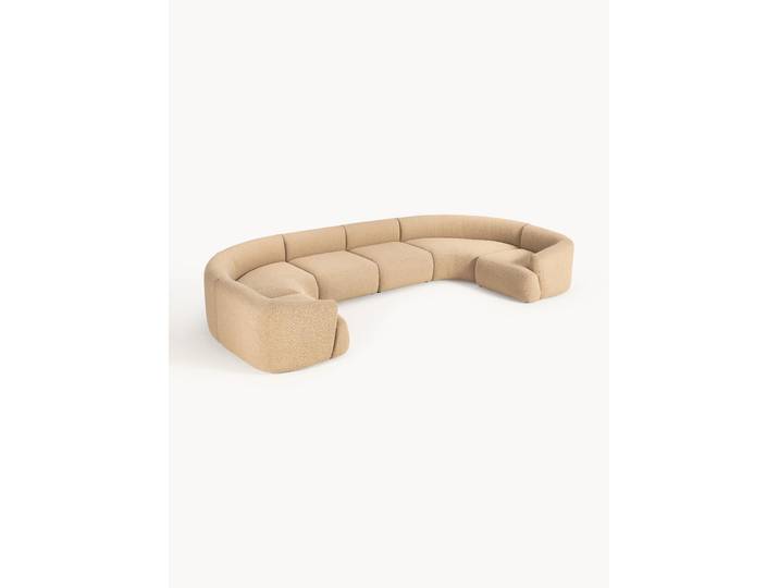 Canapé modulable XL en bouclette Sofia