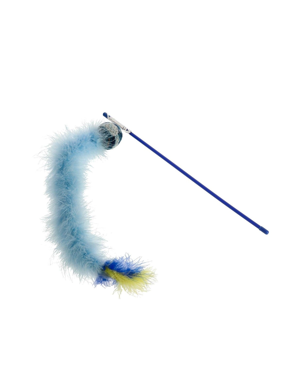 Dogman Toy Cat Teaser Fuzzy Blue