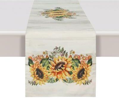 Laural Home "Sunflower Day 13x90 Runner - 13"" x 90"""