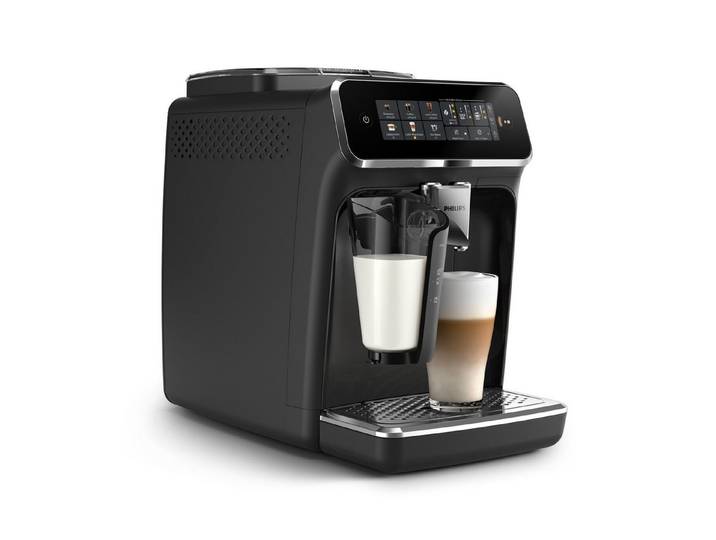 Philips Kaffeevollautomat EP3341/50 3300 Series, 6 Getränke (heiß oder eisgekühlt), LatteGo-Milchsystem, SilentBrew Technologie