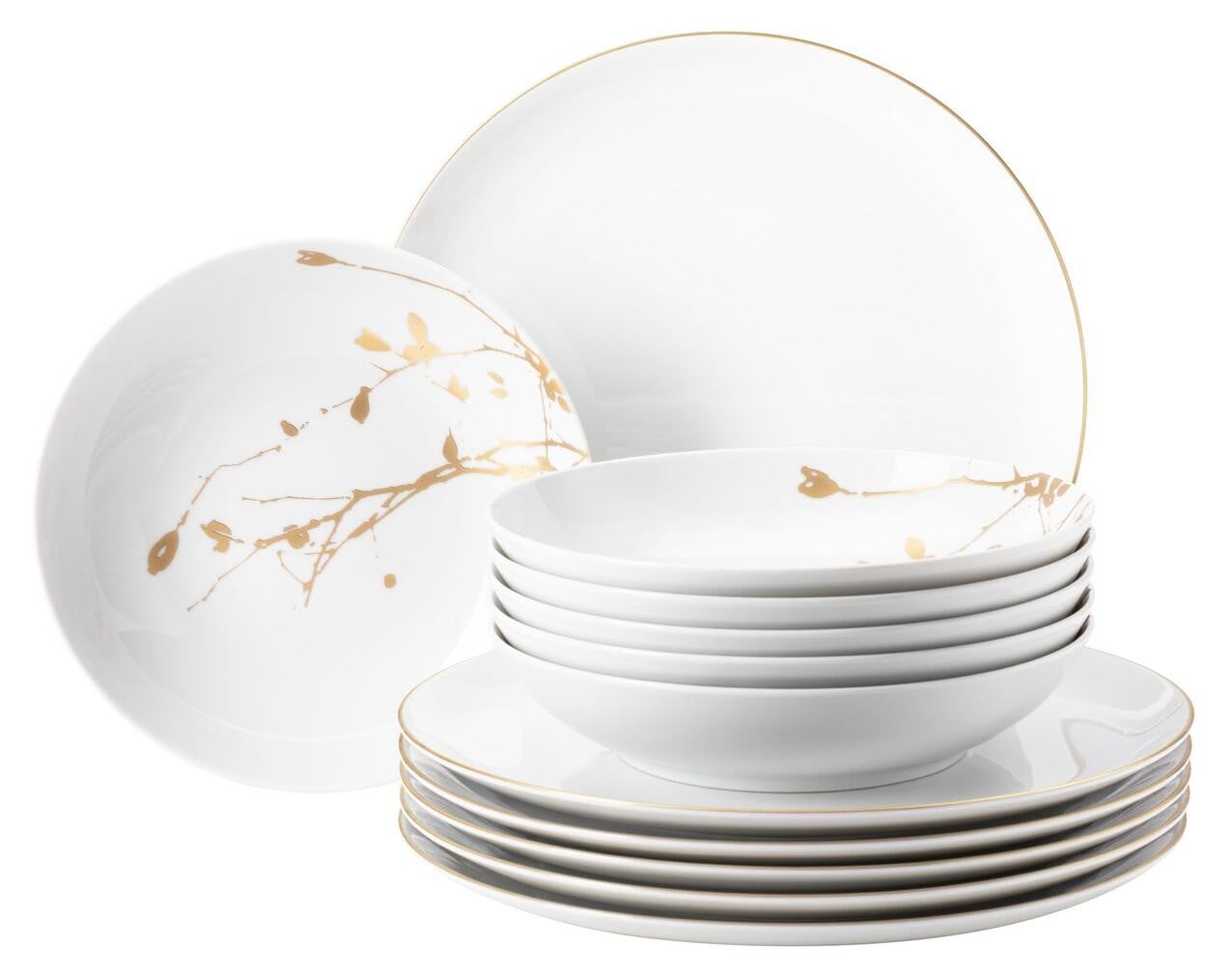 Seltmann Weiden servies Liberty Golden Rose, 12-delig
