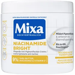 2x Mixa, Bodylotion, Niacinamide Bright (Körpermilch, 400 ml)