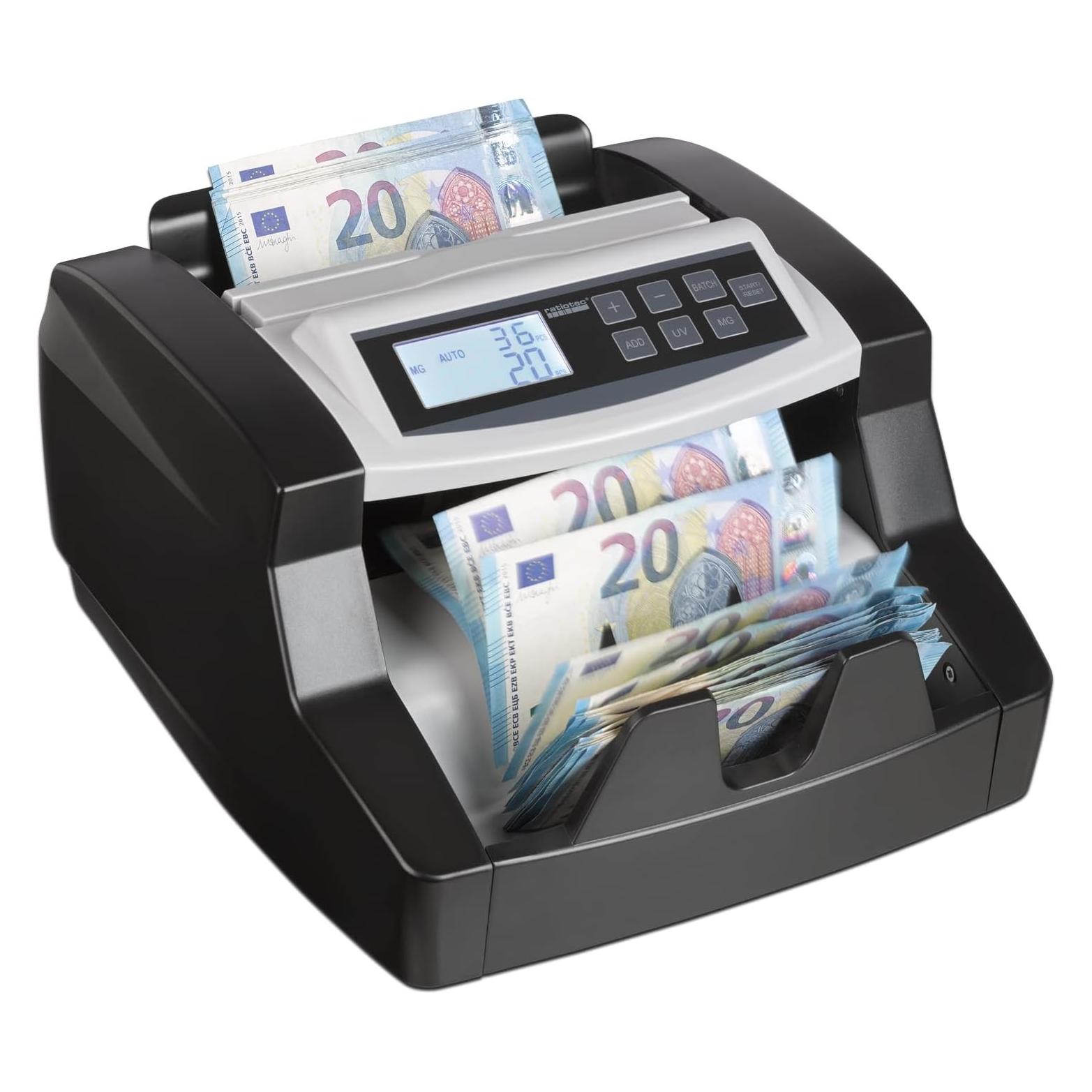 ratiotec B40 - 260 mm - 289 mm - 174 mm - 5,1 kg - AC - LCD (Geldscheinzähler) (46660)