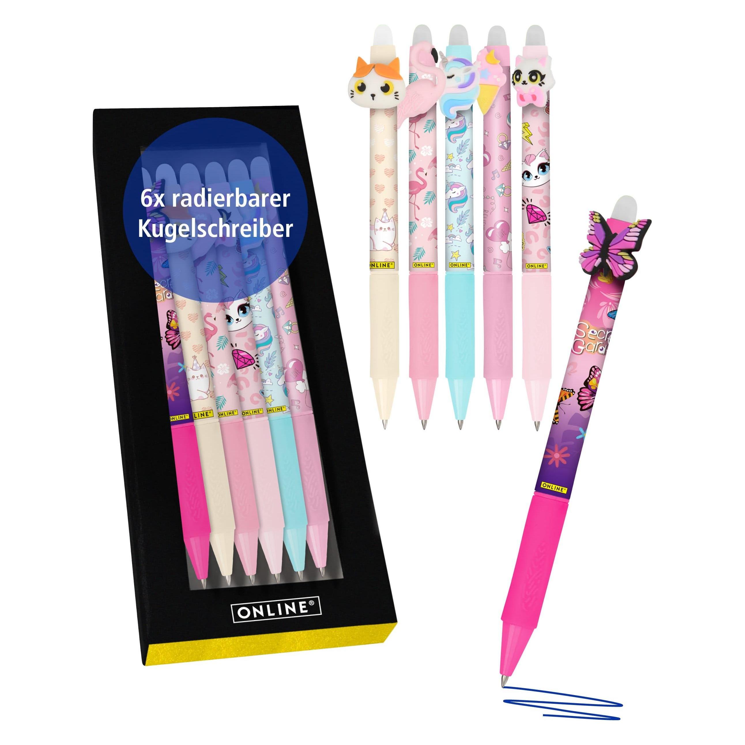 Online 6er Pack Gelpen magiXX Fun Girls gemischt (6x) (70129)