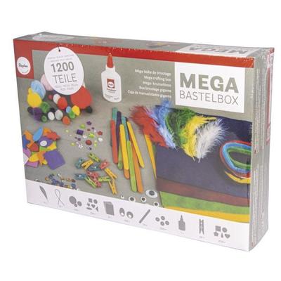 Mega-Bastelbox 1.200 Teile,