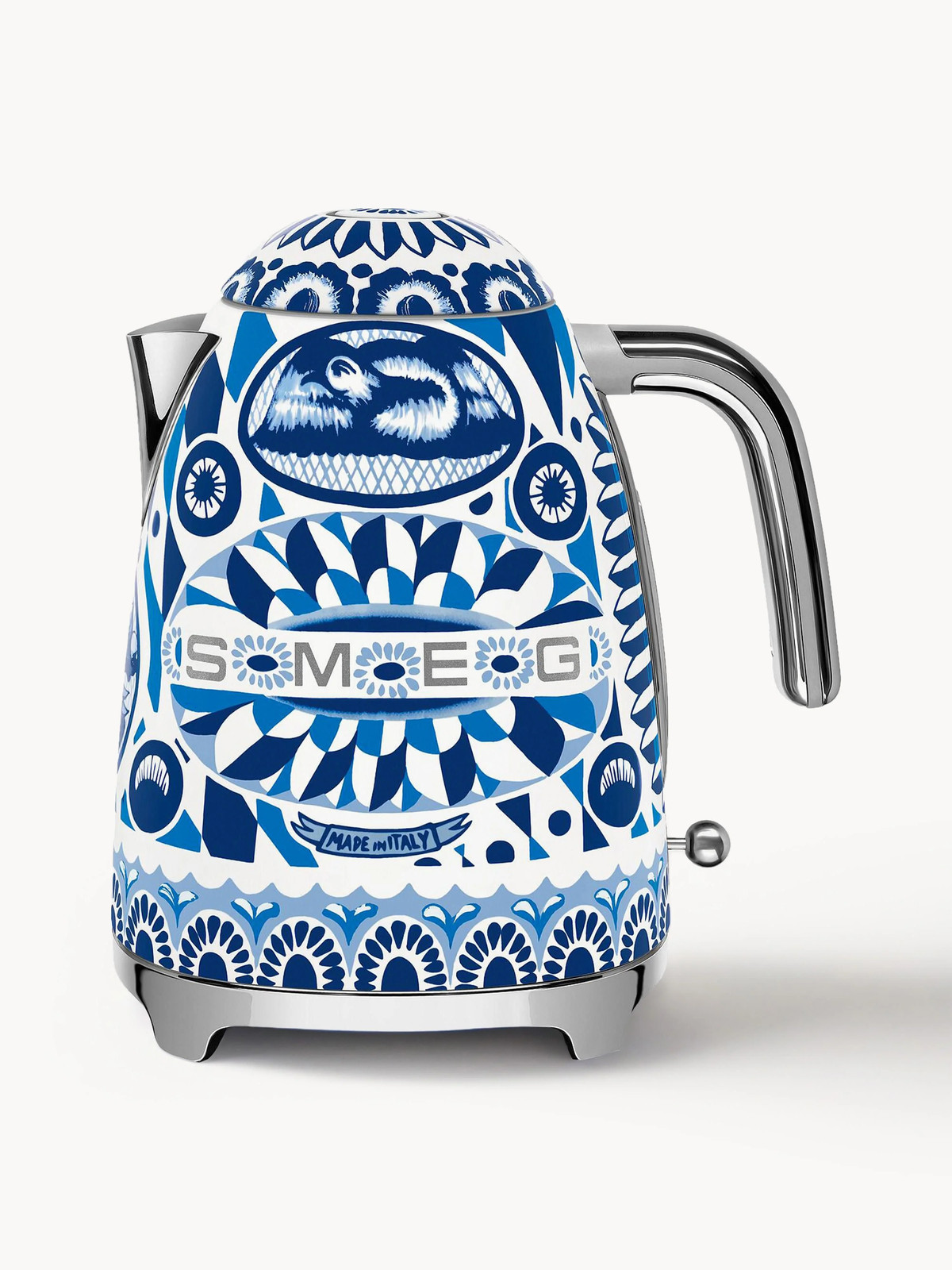 Smeg Waterkoker Dolce & Gabbana Blu Mediterraneo, 1.7 l