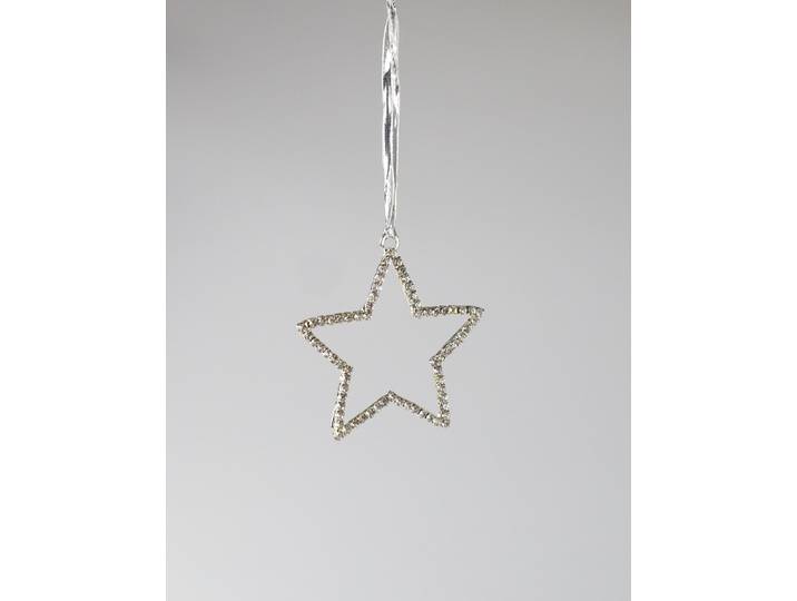 Christbaumschmuck AM DESIGN aus Acryl, Ø: 10 cm , silber, Ø:10cm, Weihnachtsbaumschmuck, Christbaumschmuck, 4er Set