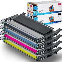 D&C Toner Set für Samsung Xpress SL-C483 Tonerkassette kompatibel Samsung Xpress SL-C 483 Drucker CLT-P404C