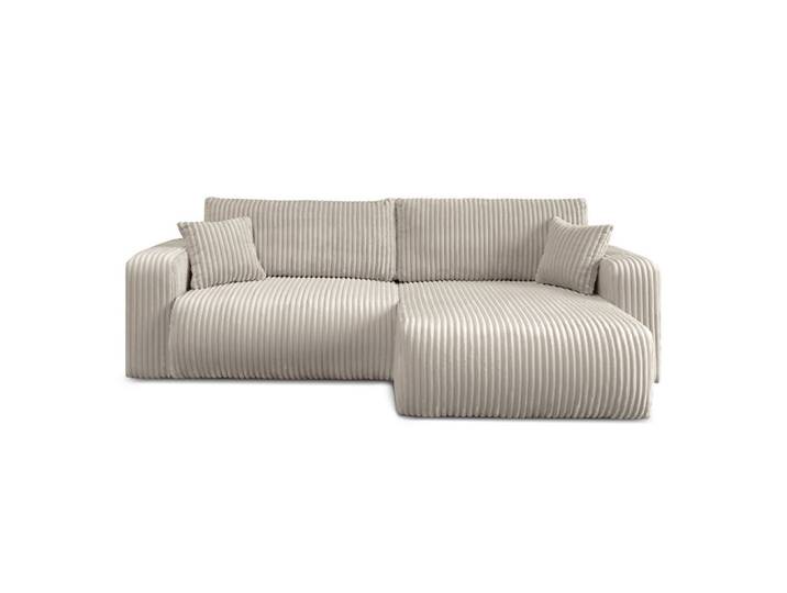 ECKSOFA MOVE mit Schlaffunktion und Bettkasten, Tilia 01