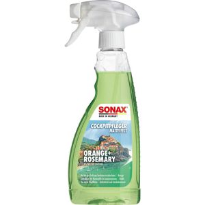 Sonax Cockpitspray 03492410, Orange+Rosemary, Matteffect, antistatisch, Sprühflasche, 500 ml