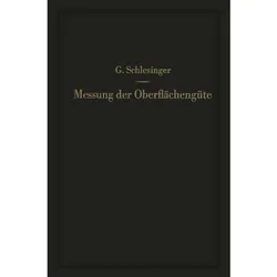 Messung der Oberflächengüte, Fachbücher von Georg Schlesinger