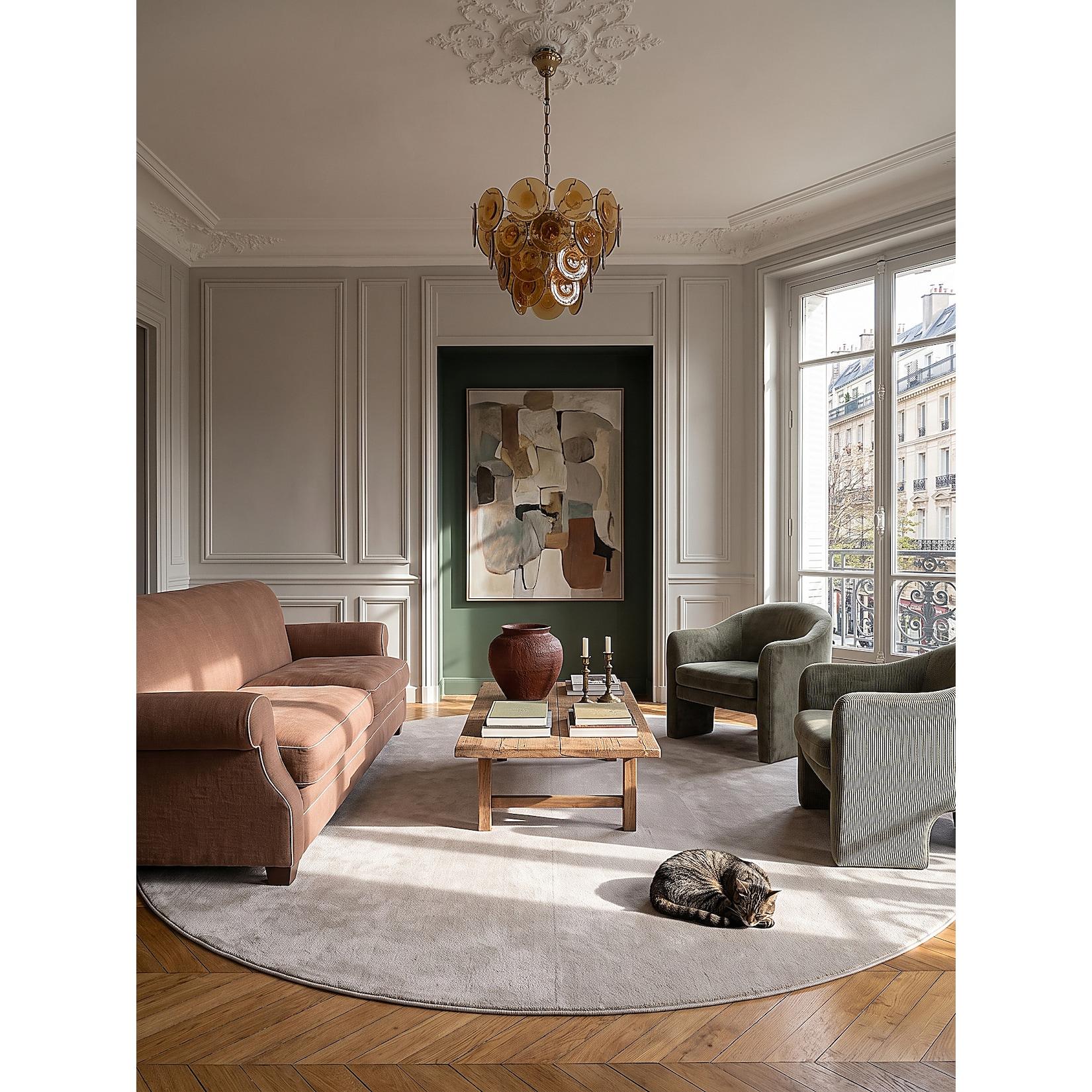 Teppich Antirutsch Sand 200x200 cm - ALDAN Kadima Design