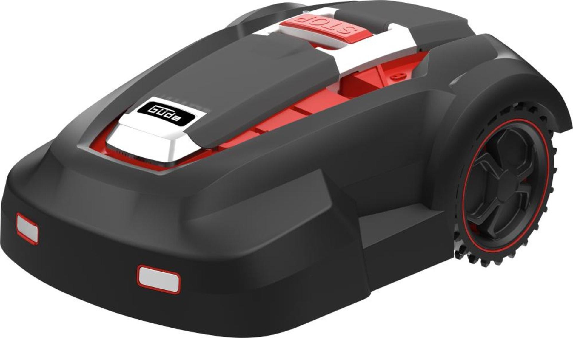 GÜDE Roboter Rasenmäher Mähroboter GRR 240.1 1000qm Fläche 24 cm Schnittbreite