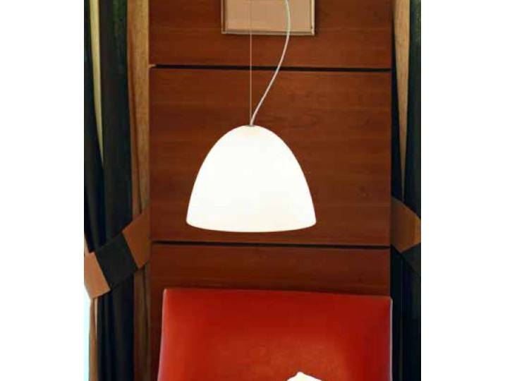 Casablanca Pendelleuchte Bell 2-flammig Ø 30 cm - Opalweiß Cle
