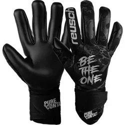 REUSCH Kinder Torwarthandschuhe Pure Contact Infinity Junior, Größe 6 in Schwarz Schwarz