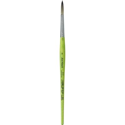 da Vinci Pinsel Fit für Schule und Hobby, elastische Synthetik, grün, rund, Serie 373 Gr. 8