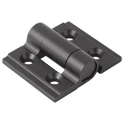 SCHARNIER MIT RASTFUNKTION 35X30, ALUMINIUM SCHWARZ ELOXIERT, A1=21, B1=15