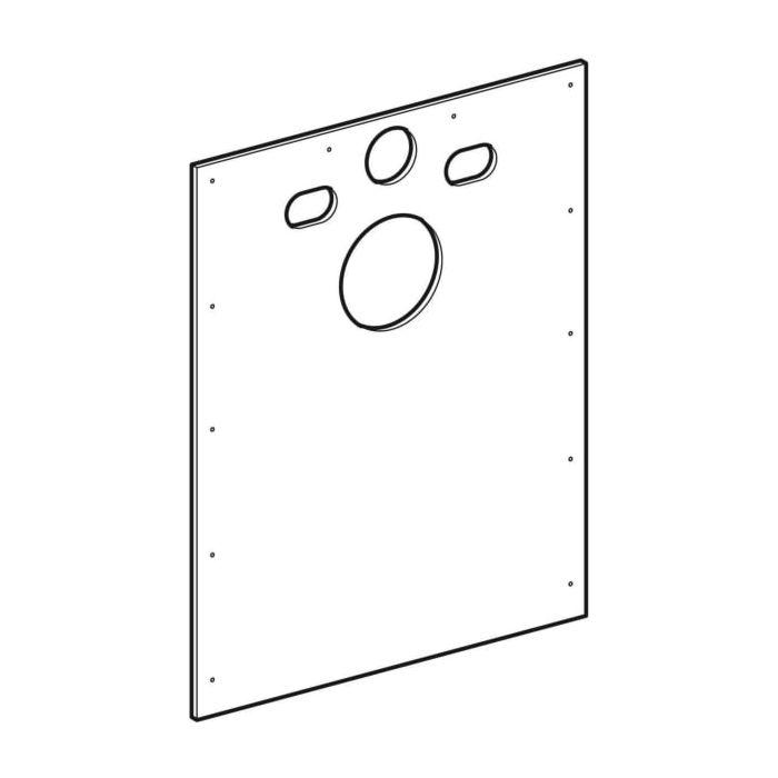Geberit Montageraumabdeckung für 244204001 Duofix Massivbau