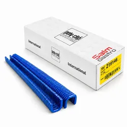 Poly-Clip Poly Clip S 740 blau Päckchen mit 2.970 ST
