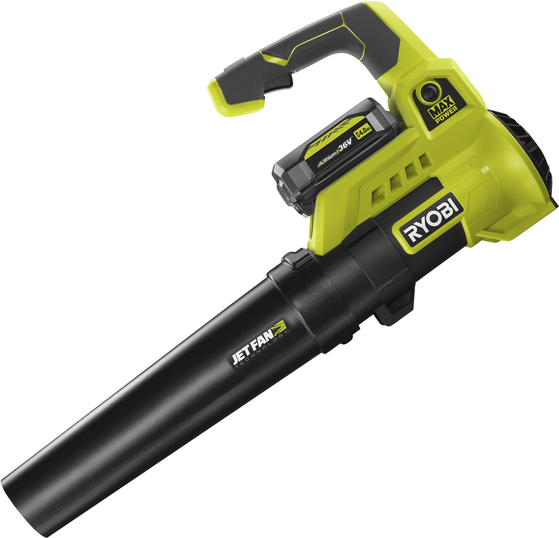 Ryobi RY36BLA-140 - Soffiatore a batteria per foglie turbojet 36V 4Ah