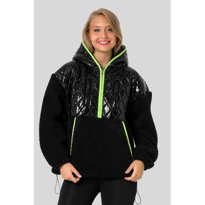 Sweater CIPO & BAXX "HOODIE SWEATSHIRT", Damen, Gr. M, schwarz, 50% Baumwolle, 50% Polyester, unifarben, Basic, regular fit normal, Sweatshirts Sweater, sportlich-lässiges Kleidungsstück