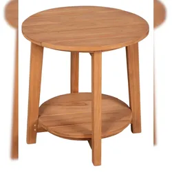 Mr. Deko Teakholz - bene living - Beistelltisch Milton 50 cm