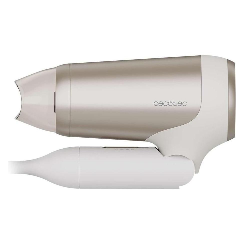 Cecotec Haartrockner Ionicare Power&Go Heaven 2400W Champagner Faltbar Ionen Diffusor (2400 W) (101442)