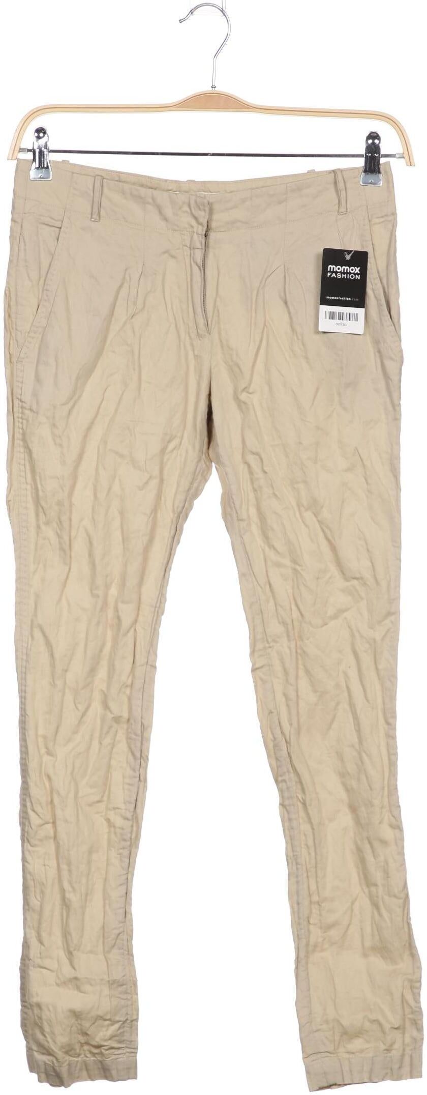All Saints Spitalfields Damen Stoffhose, Beige, Gr. W29, Baumwolle / Synthetik - Second Hand