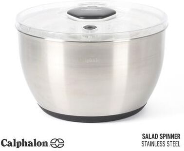 Calphalon Aero 6.3 Qt Salad Spinner, Fruit Wahser, Fruit Washing Bowl with Strainer, Vegertable Cleaner