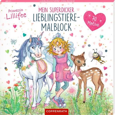 Mein superdicker Lieblingstiere-Malblock, Sonstige von Monika Finsterbusch, Coppenrath, 978-3-649-65072-0