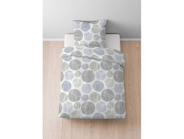 home24 Microvezel beddengoed Punten grijs