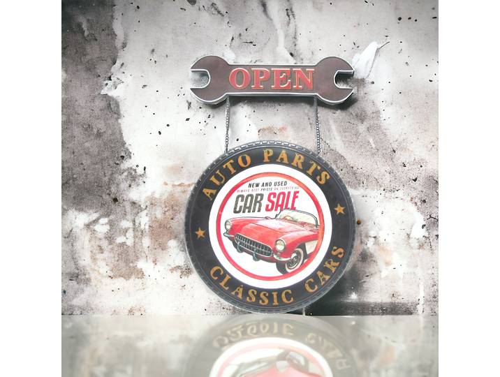 Plaque pneu Open