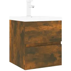 vidaXL, Waschbeckenunterschrank, Mardenhagen (Mit Wasserhahn & Abfluss)