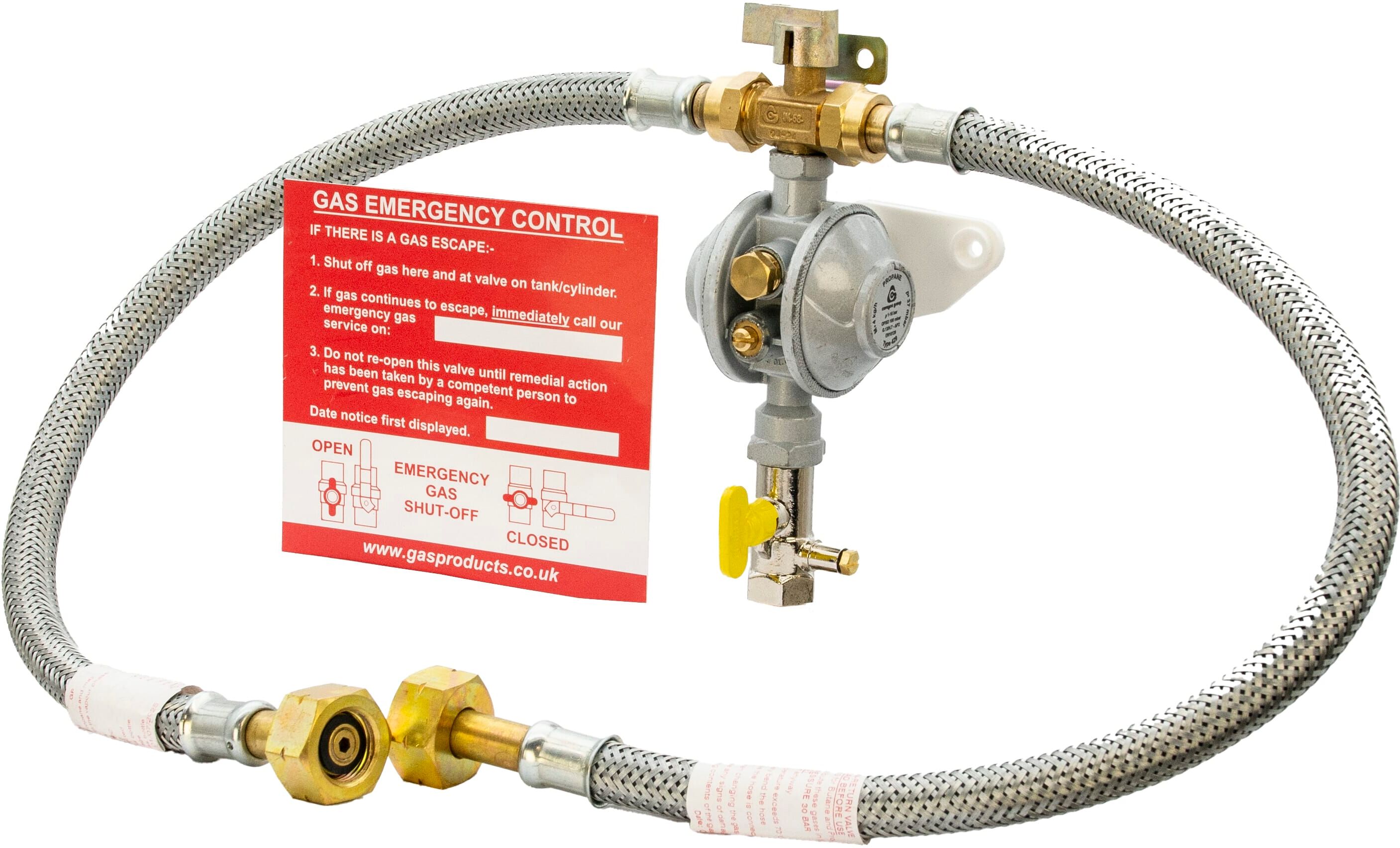 Cavagna LPG Manual Changeover Kit with OPSO & Galv Pigtails - Irish