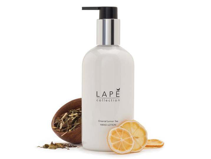 Lotion hydratante Lapé thé citron oriental, 8 flacons de 300 ml