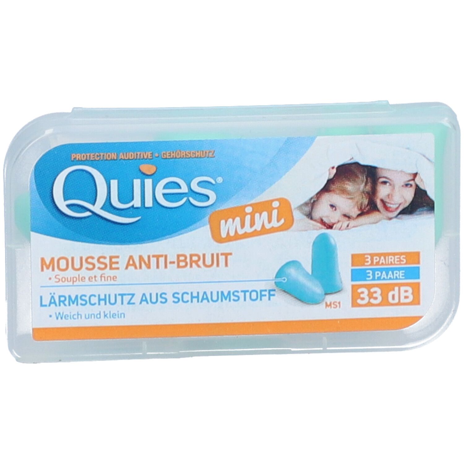 Quies Lärmschutz aus Schaumstoff Mini 6 Stk St